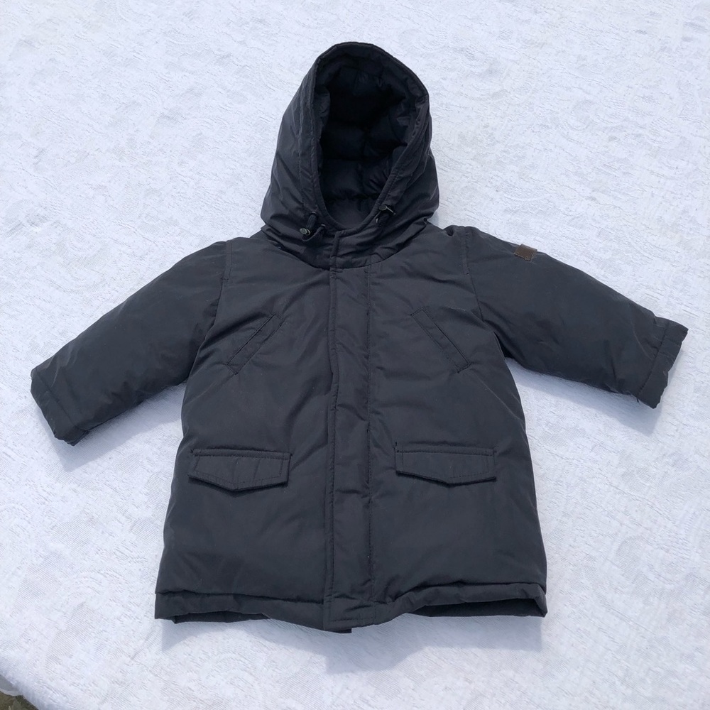 THICK Warm Lanvin Winter Coat 6 mo. $485 - Picture 2 of 7
